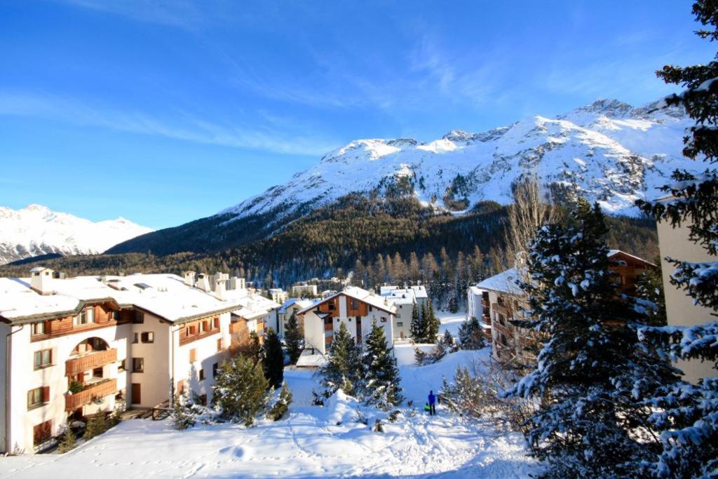 Bilocale Nuovo St. Moritz Chesa Arlas Zewnętrze zdjęcie