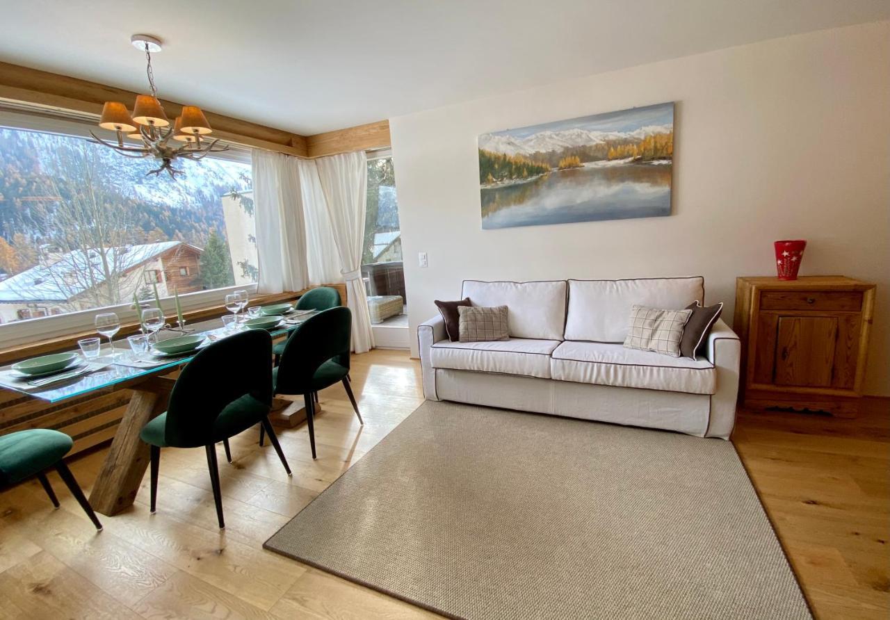 Bilocale Nuovo St. Moritz Chesa Arlas Zewnętrze zdjęcie